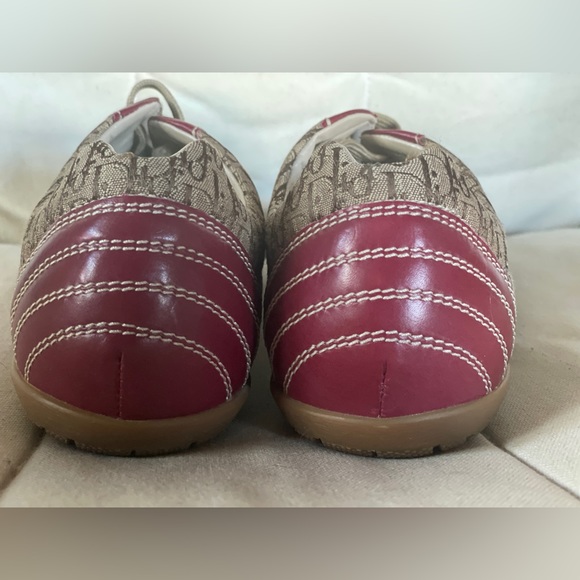 Christian Dior Rare Vintage Red Monogram Trotter canvas with Red leather trim - Picture 5 of 9